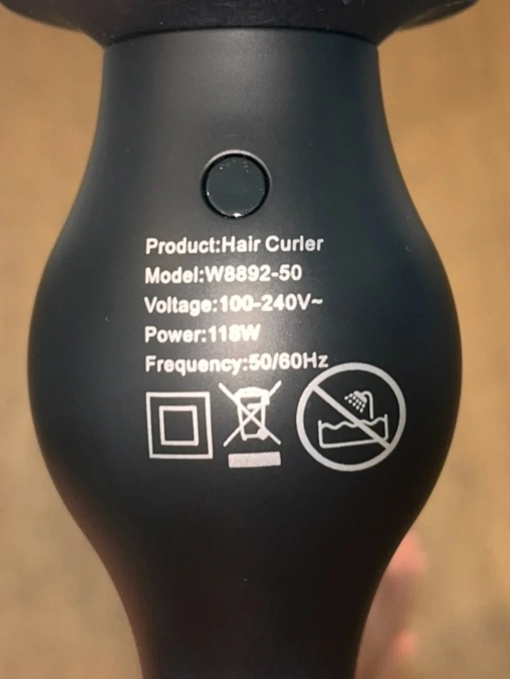 Weeyum Professional Curling Iron Model:W8892-50